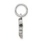 Sterling Silver Antiqued I Love Volleyball Charm Sports Jewerly 15mm x 17mm